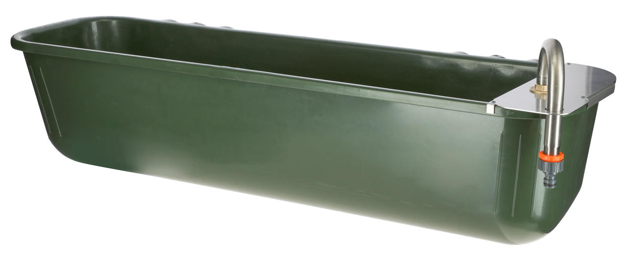 Kerbl Abreuvoir long avec robinet à flotteur 42 L