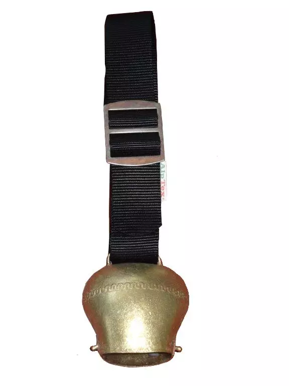 Alptex Cloche à bouche de grenouille avec collier - diff. tailles Alptex Cloche à bouche de grenouille avec collier - diff. tailles