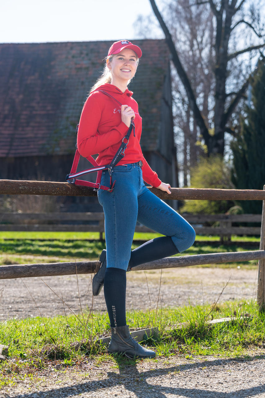 Tommy Hilfiger Pantalon d'équitation Women Queens Jeans avec fond intégral