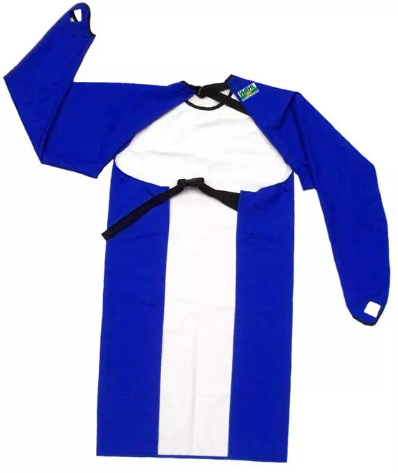 WAHL-Hausmarke Tablier à manches spécial, bleu WAHL-Hausmarke Tablier à manches spécial, bleu