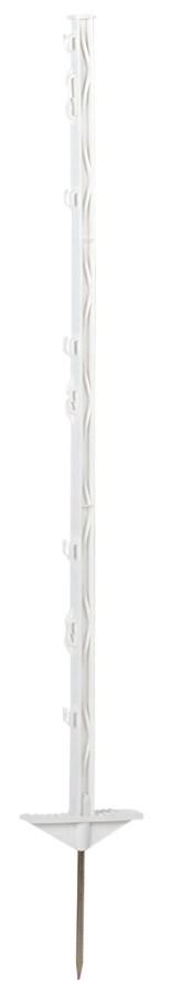 AKO Piquet en plastique 105 cm, blanc - 5 pièces