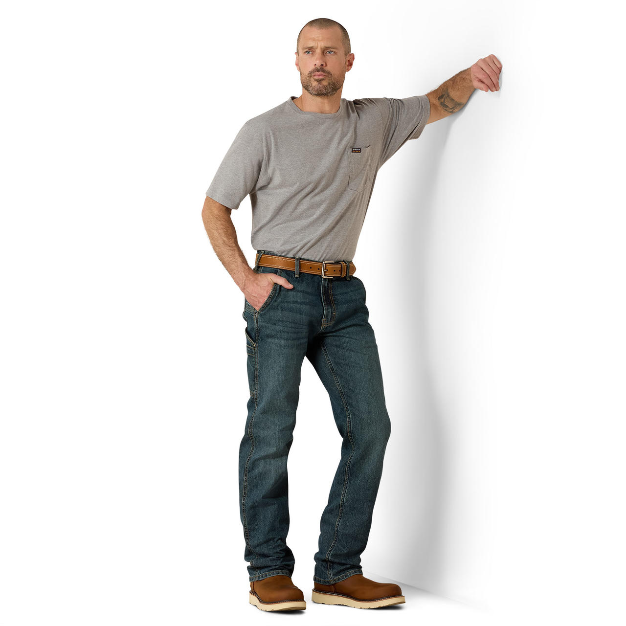 ARIAT Jean droit Rebar M7 Slim DuraStretch Workhorse