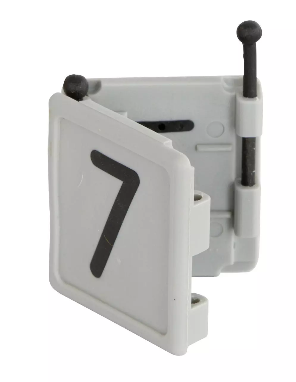 Kerbl Numéro d'identification de collier DUO, 1 chiffre, pack de 6