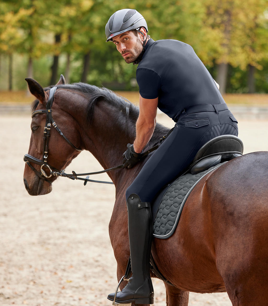 ELT Pantalon d’équitation Marc en silicone, pour hommes