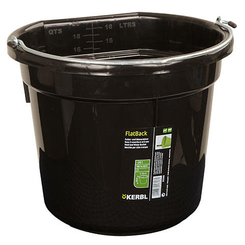 Kerbl Seau à eau et à alimentation FlatBack 20 L