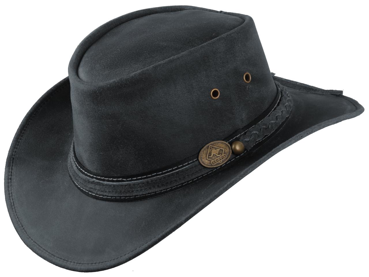 Scippis Chapeau en cuir Irving