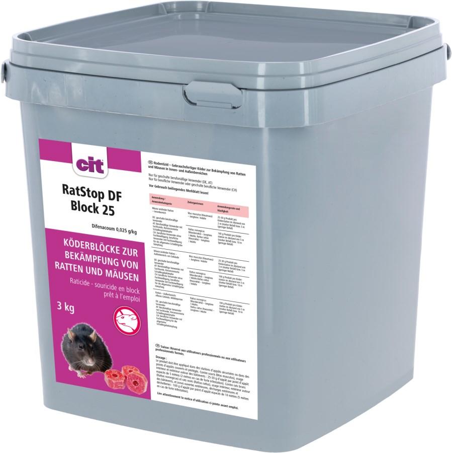 cit RatStop DF Block 25 - Seau de 3 kg*