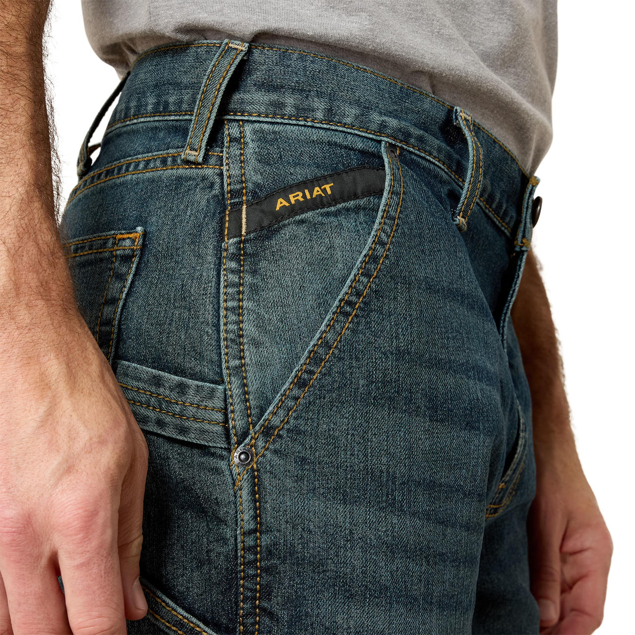 ARIAT Jean droit Rebar M7 Slim DuraStretch Workhorse