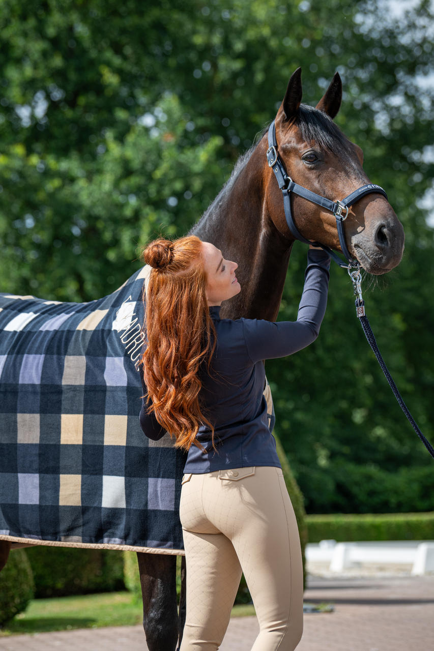 Eskadron Couverture séchante FLEECE CHECK