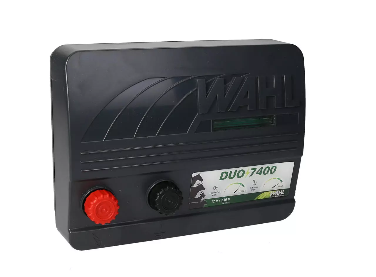 WAHL-FENCE DUO 7400 - Électrificateur de clôture 12V/230 V