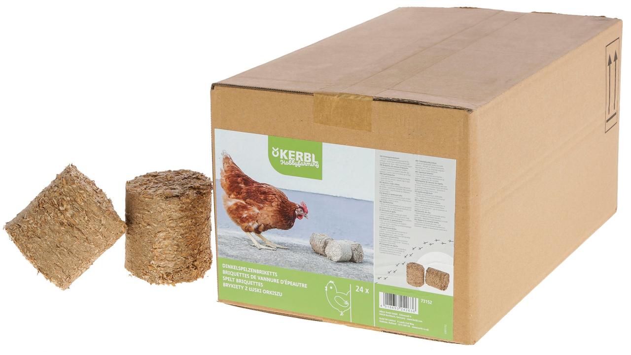 Kerbl Briquettes de vannure d'épeautre