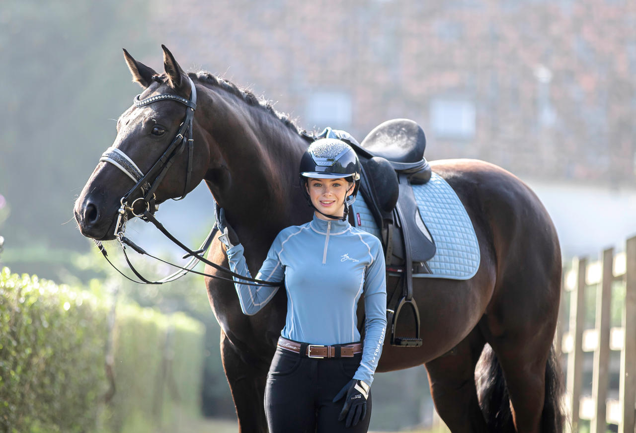 LeMieux Tapis de selle Square Dressage en suédine