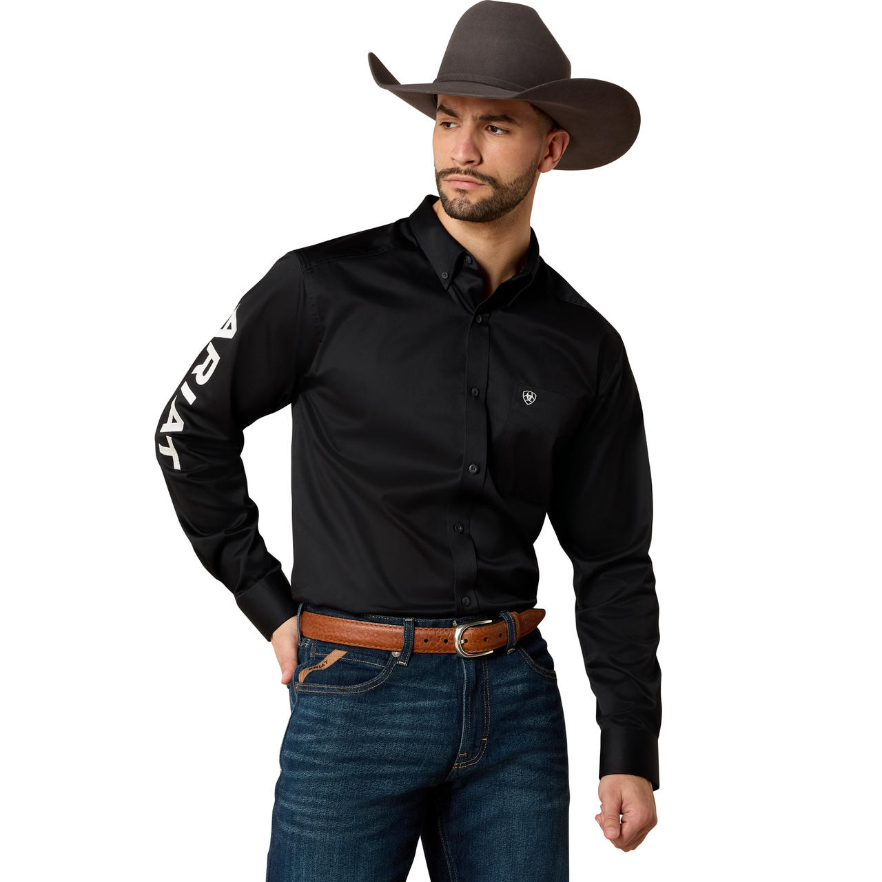 ARIAT T-Shirt ajusté en sergé Team Logo