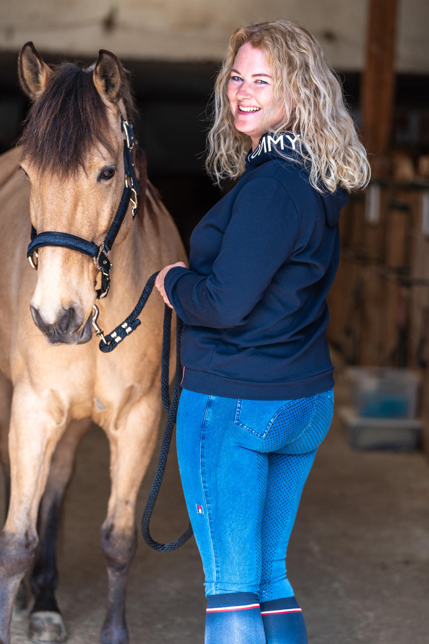 Tommy Hilfiger Pantalon d'équitation Women Queens Jeans avec fond intégral