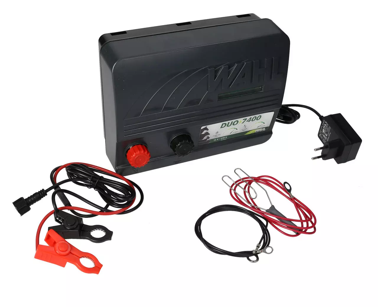 WAHL-FENCE DUO 7400 - Électrificateur de clôture 12V/230 V
