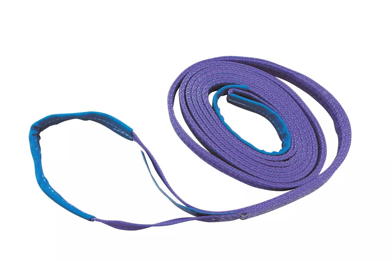 Kerbl Elingue double boucle, 4 m, violette, 1000 kg de charge admissible