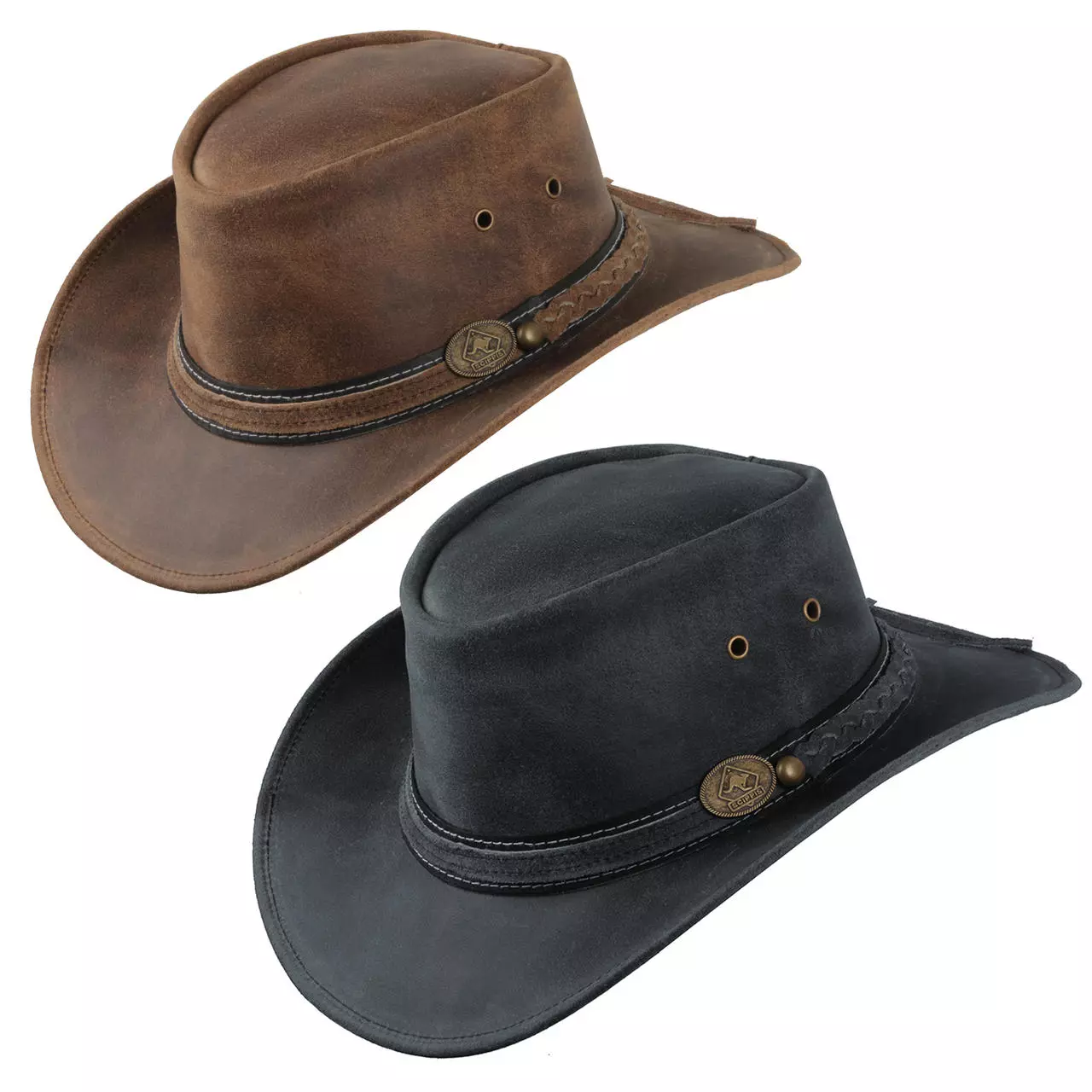 Scippis Chapeau en cuir Irving