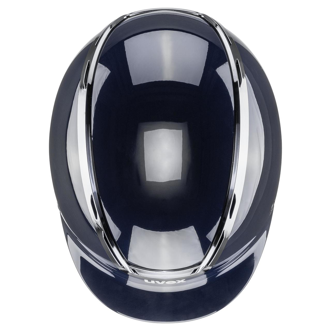 uvex Casque d'équitation exxeed shiny chrome