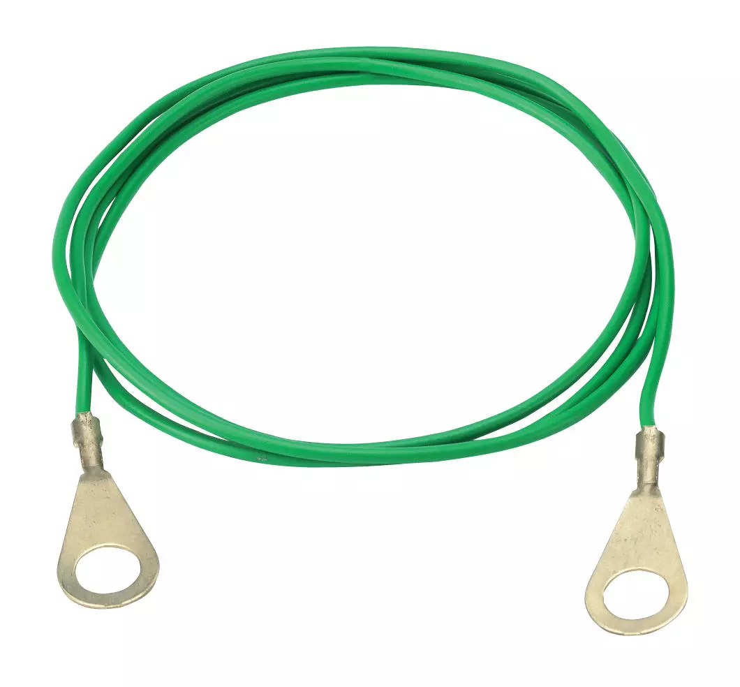 WAHL-Hausmarke Câble de raccordement pour la mise à la terre ; vert oeillet/boucle