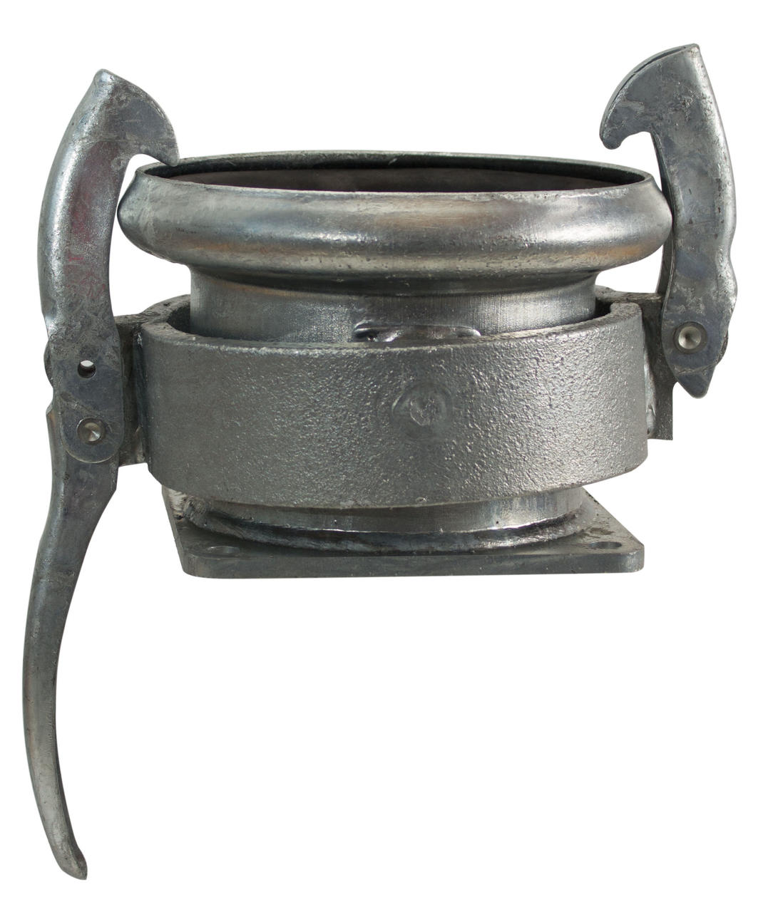 Pièce femelle galvanisée, DN 159 mm, 150 mm de long, 6" Pièce femelle galvanisée, DN 159 mm, 150 mm de long, 6"