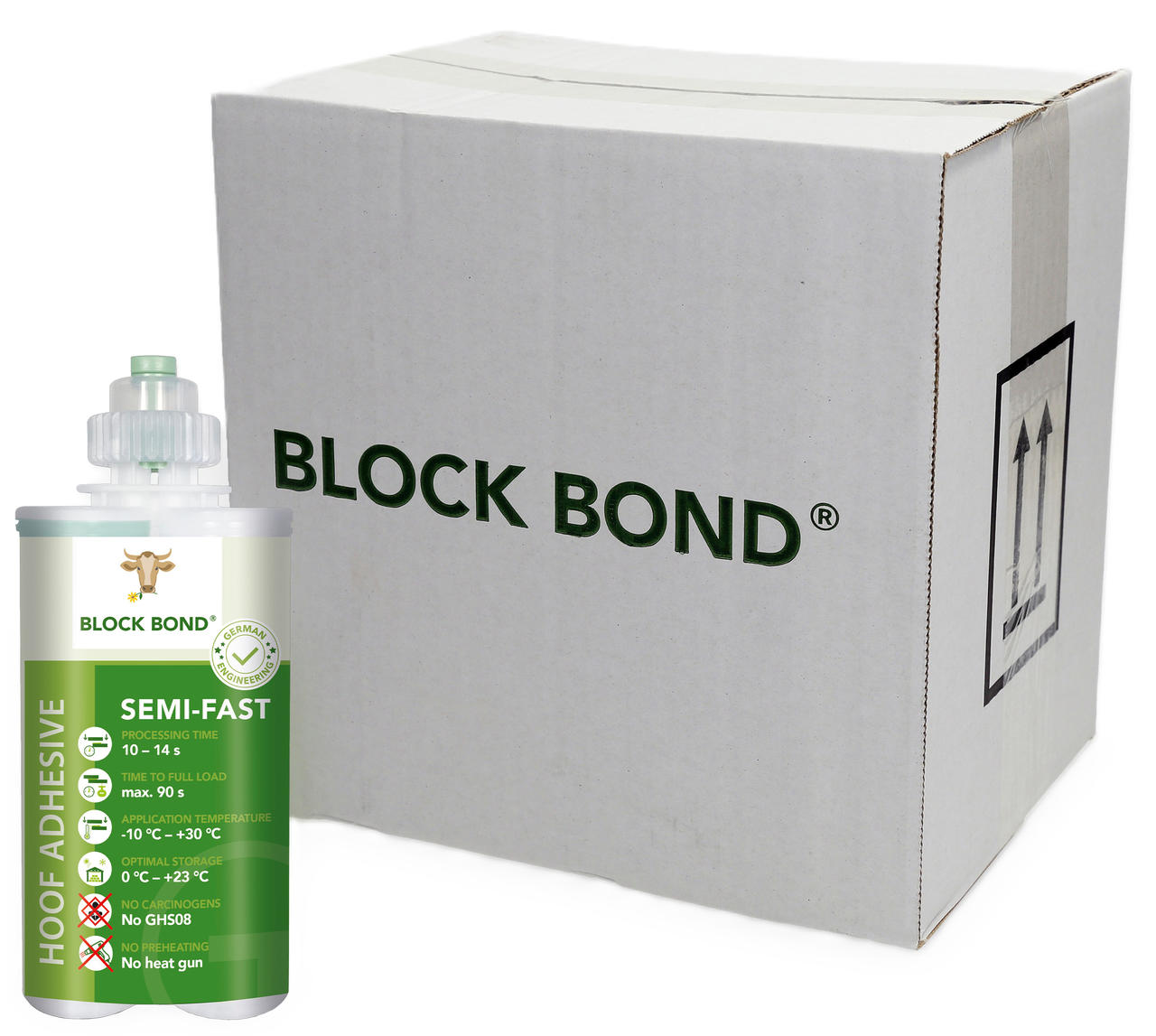 BLOCK BOND Colle uréthane SEMI-FAST 10x 200 ml BLOCK BOND Colle uréthane SEMI-FAST 10x 200 ml