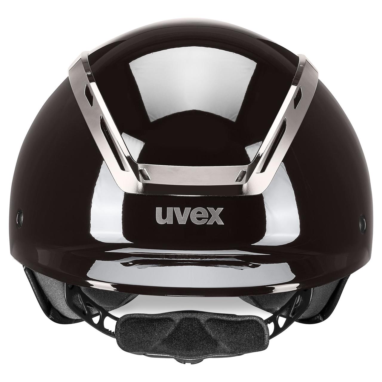 uvex Casque d'équitation exxeed shiny chrome