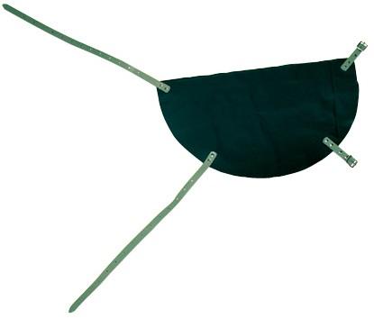 Masque-oeillère pour bétail en cuir