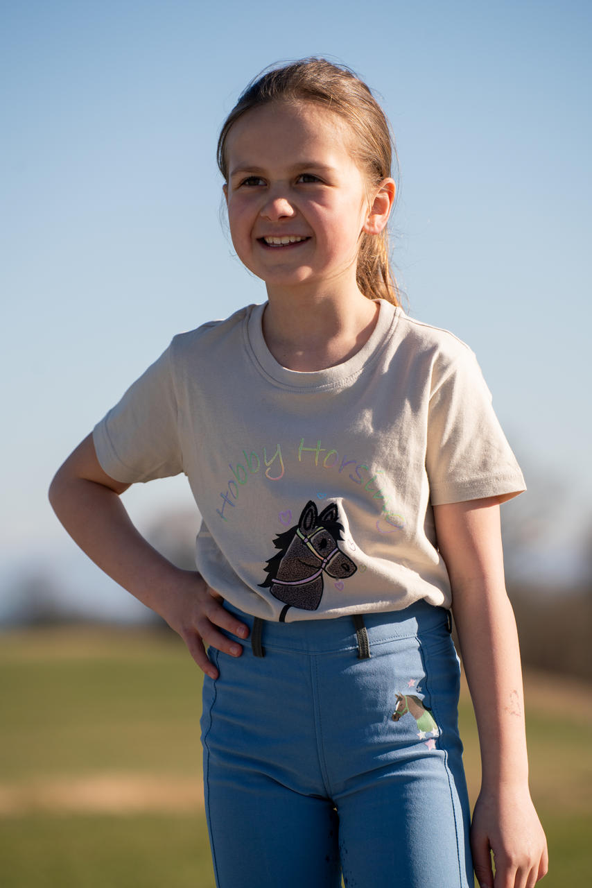 HKM T-shirt -Hobby Horsing Rainbow-