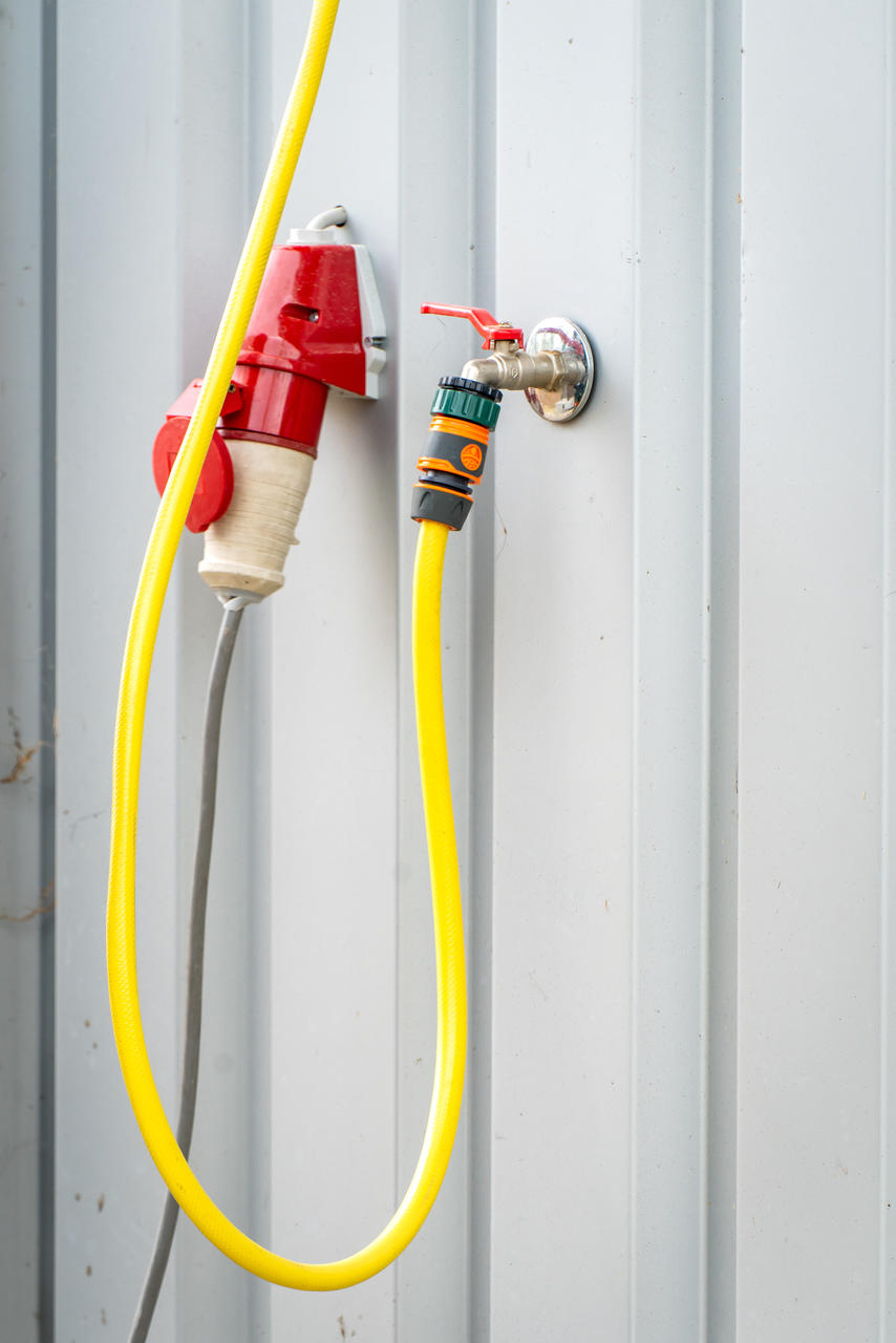 Douche modulable pour chevaux