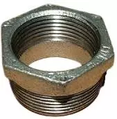 Écrou réducteur, filetage INT-EXT, galvanisé - diff. tailles