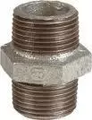 Raccord double filetage extérieur, galvanisé - diff. tailles