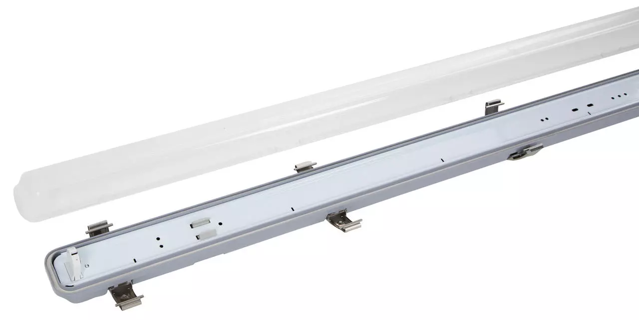 Kerbl Lampe à vasque pour locaux humides pour tubes LED