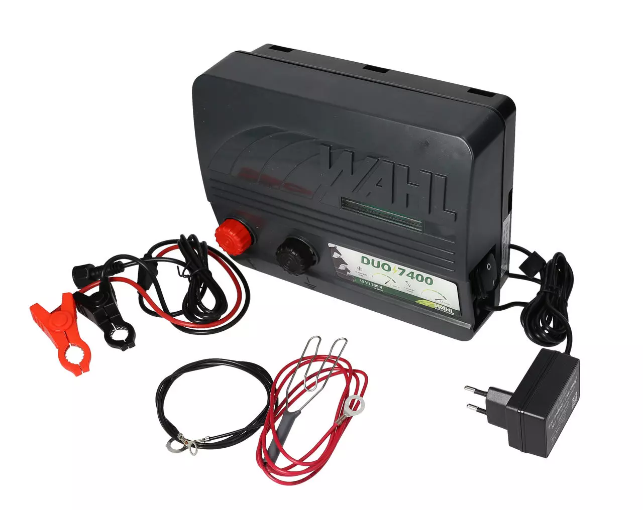 WAHL-FENCE DUO 7400 - Électrificateur de clôture 12V/230 V