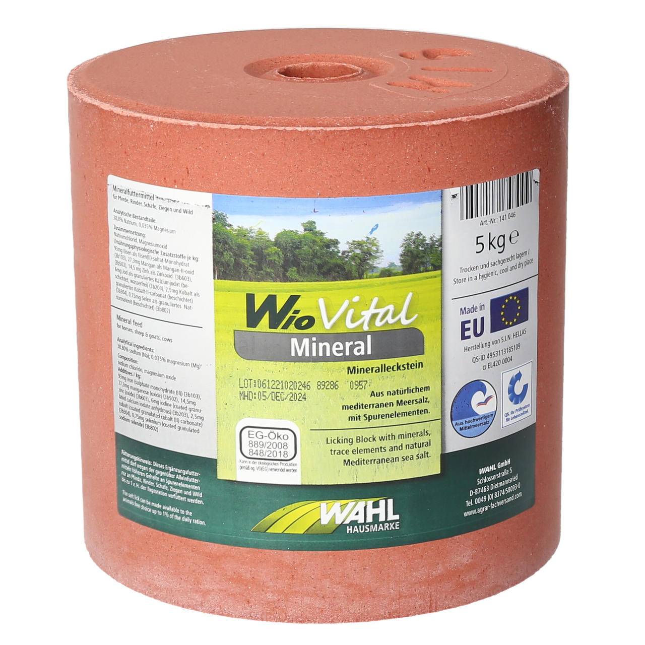 WAHL-Hausmarke WioVital pierres de sel minérales - Lot de 4×5 kg WAHL-Hausmarke WioVital pierres de sel minérales - Lot de 4×5 kg