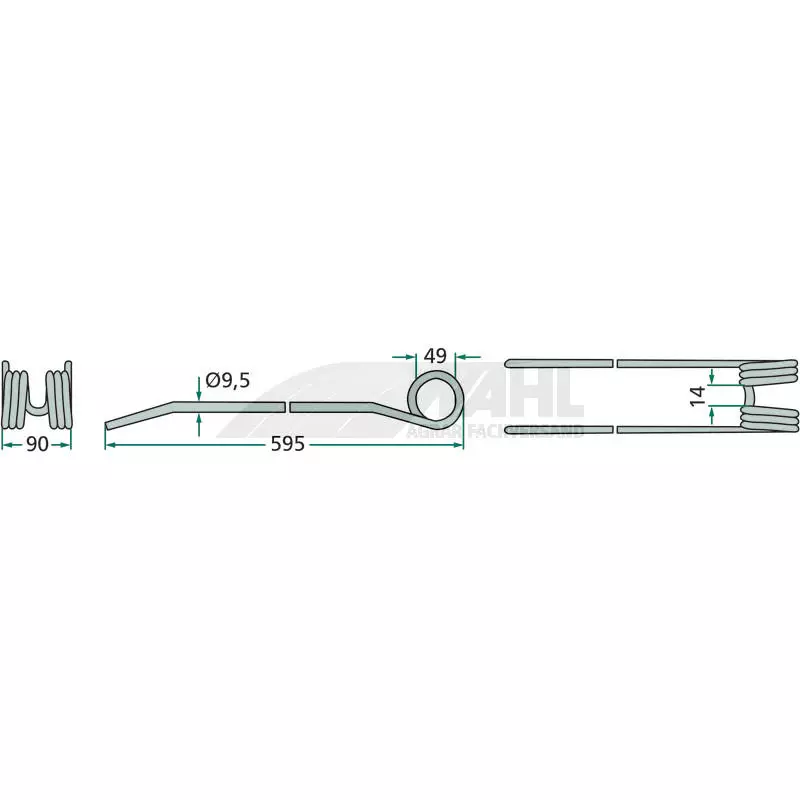 Fahr - Dent d'andaineuse rotative