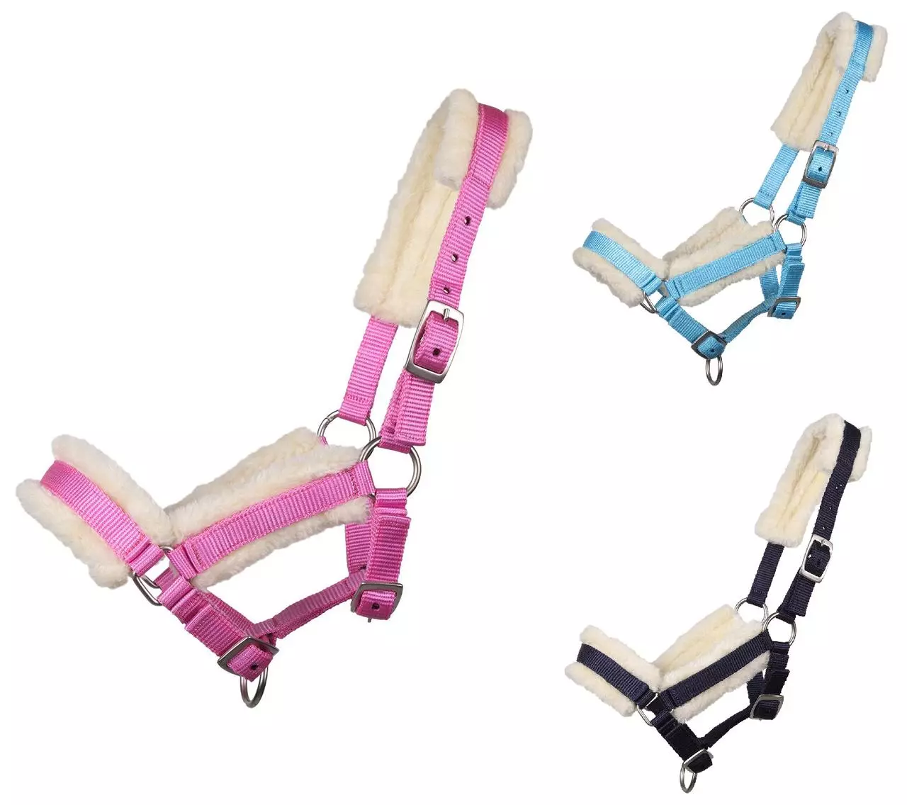 Q-Essentials Licol poulain avec fourrure