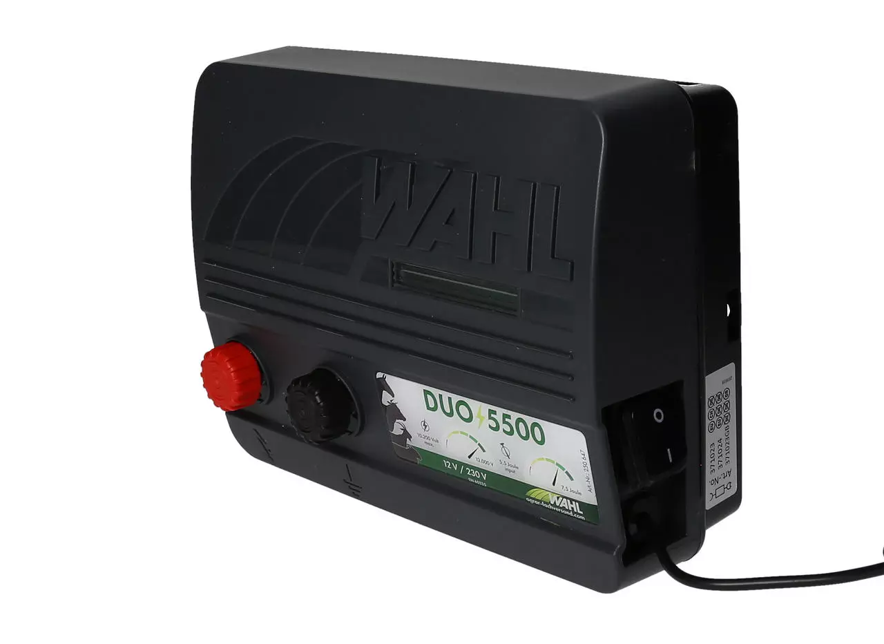 WAHL-FENCE DUO 5500 - électrificateur de clôture 12 V / 230 V