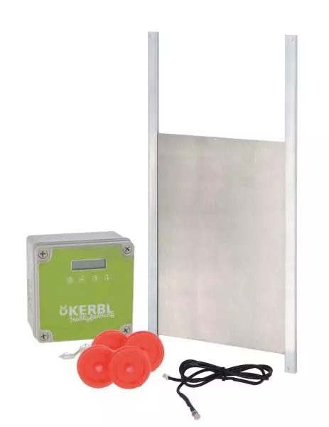 Kerbl Kit complet porte de poulailler automatique - taille M