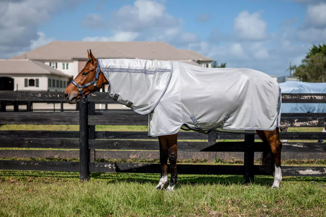 Horseware Couverture anti-mouches Amigo XL Plus