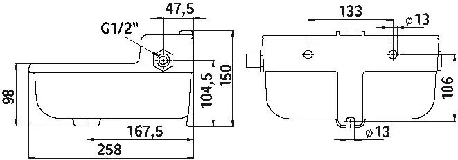 Abreuvoir En Fonte émaillée KERBL Pour Cheval - 1,45 L - Avec Poussoir En Acier Inoxydable - Pour Fixation Murale Ou Sur Tuyau