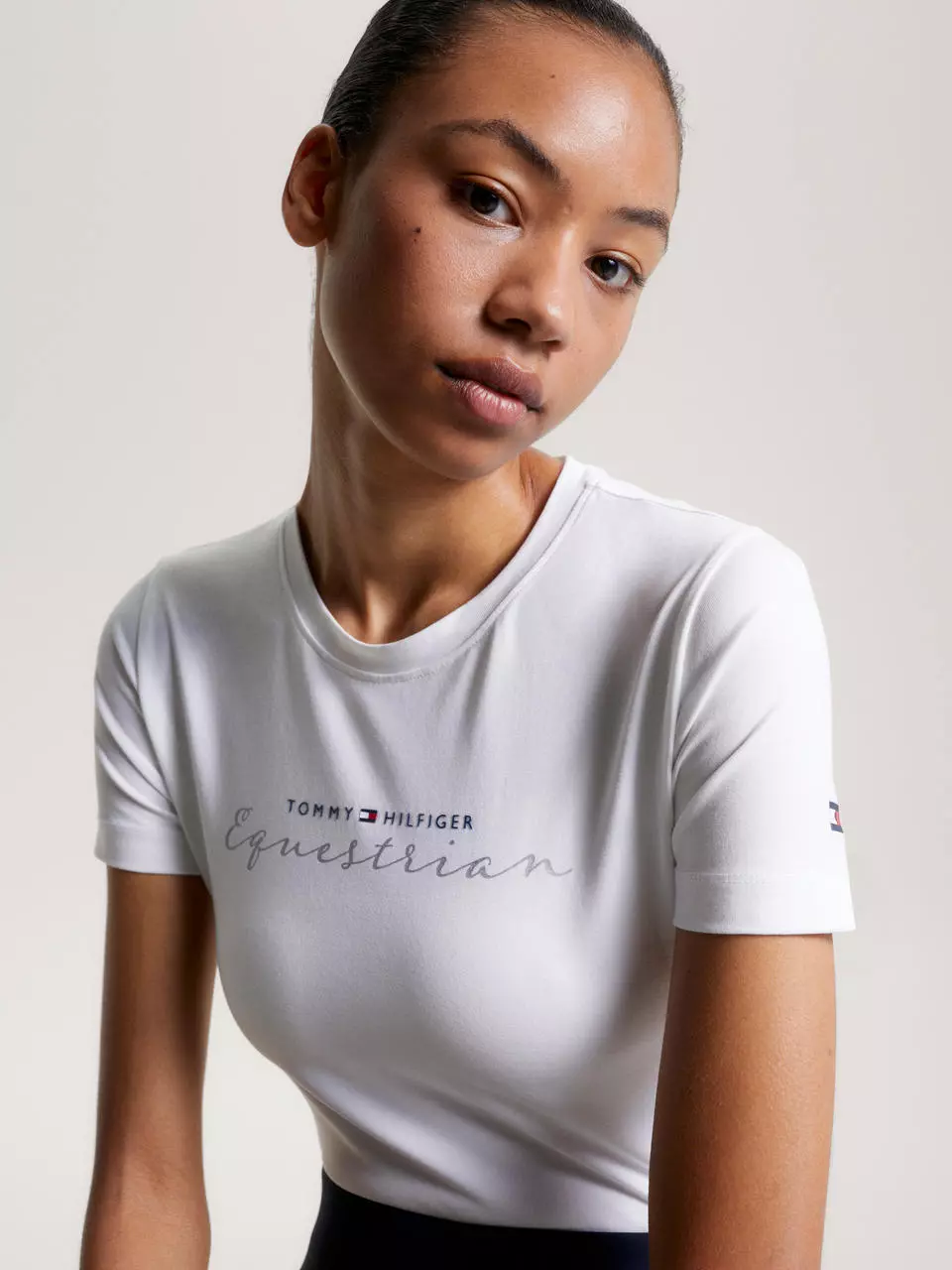 Tommy Hilfiger Brooklyn T-shirt graphique à manches courtes pour femmes