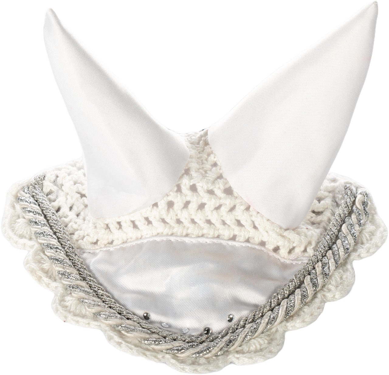 Couverture Anti-Mouches HKM Avec Cou Pour Cheval - Noir/Blanc