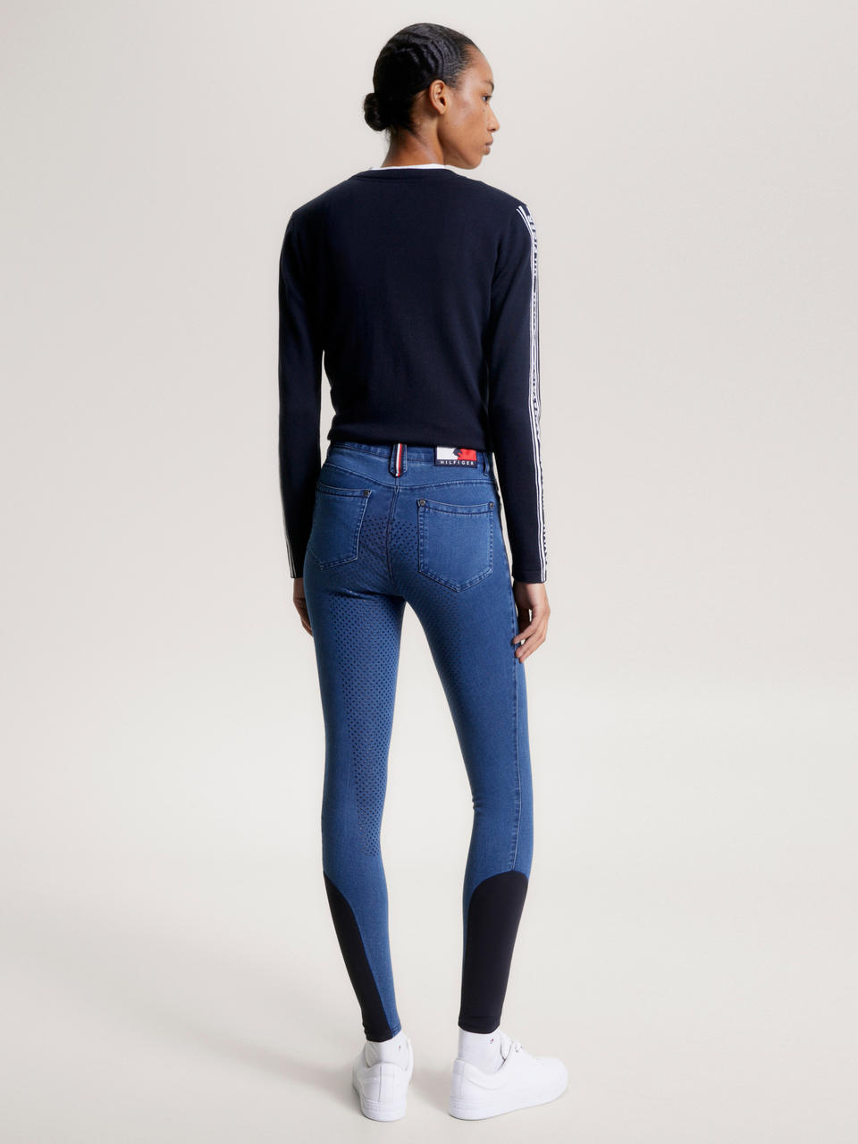 Tommy Hilfiger Pantalon d'équitation Women Queens Jeans avec fond intégral
