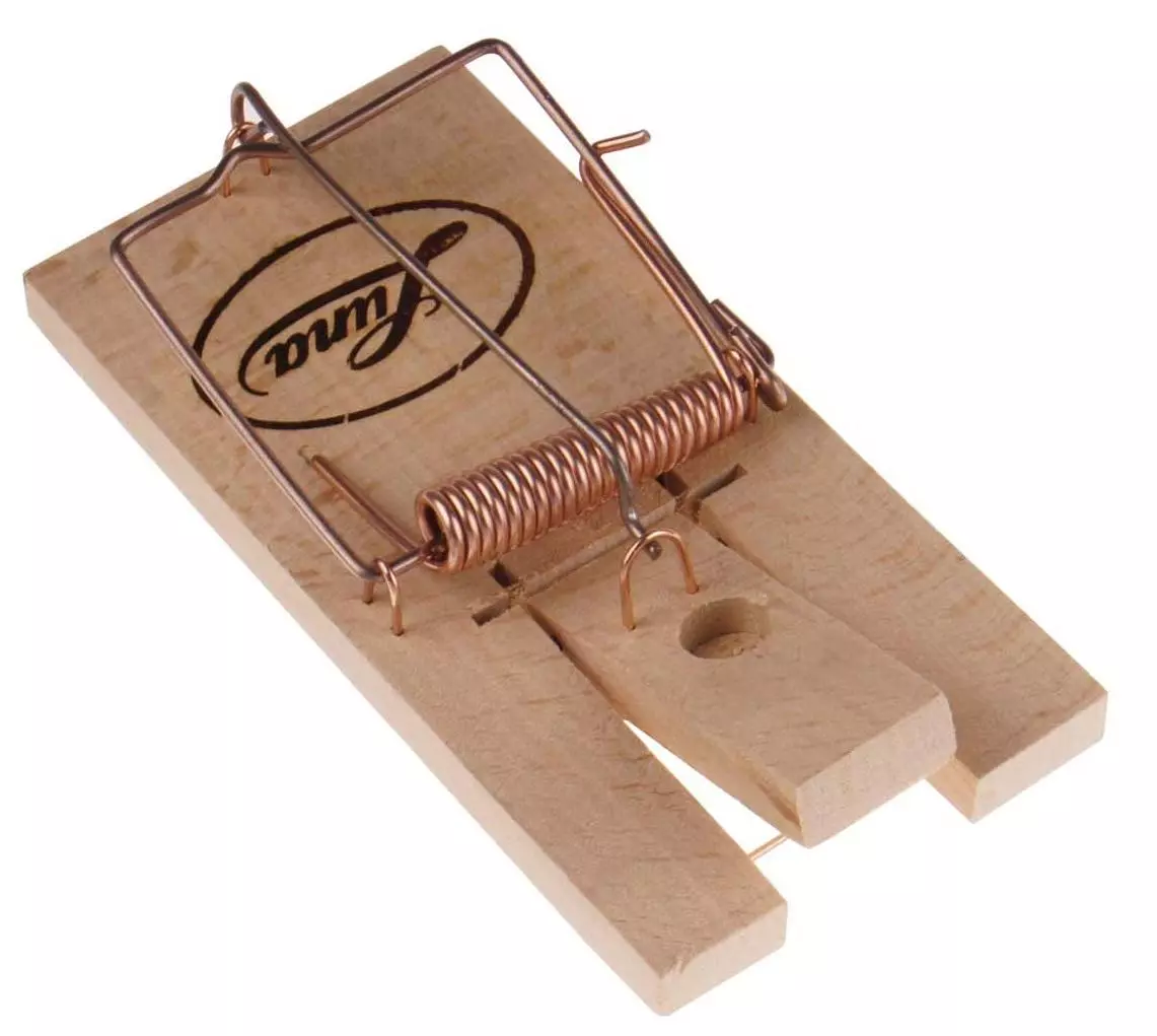 Luna Piège à souris en bois , 2 pièces Luna Piège à souris en bois , 2 pièces