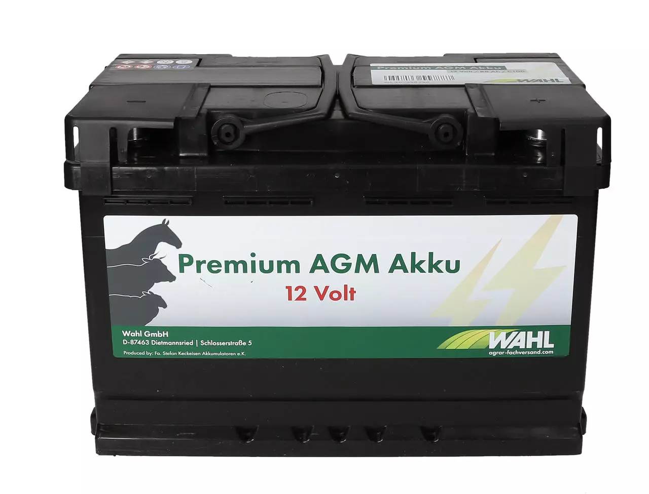 WAHL-FENCE Batterie AGM Premium - 12V, 88 Ah WAHL-FENCE Batterie AGM Premium - 12V, 88 Ah