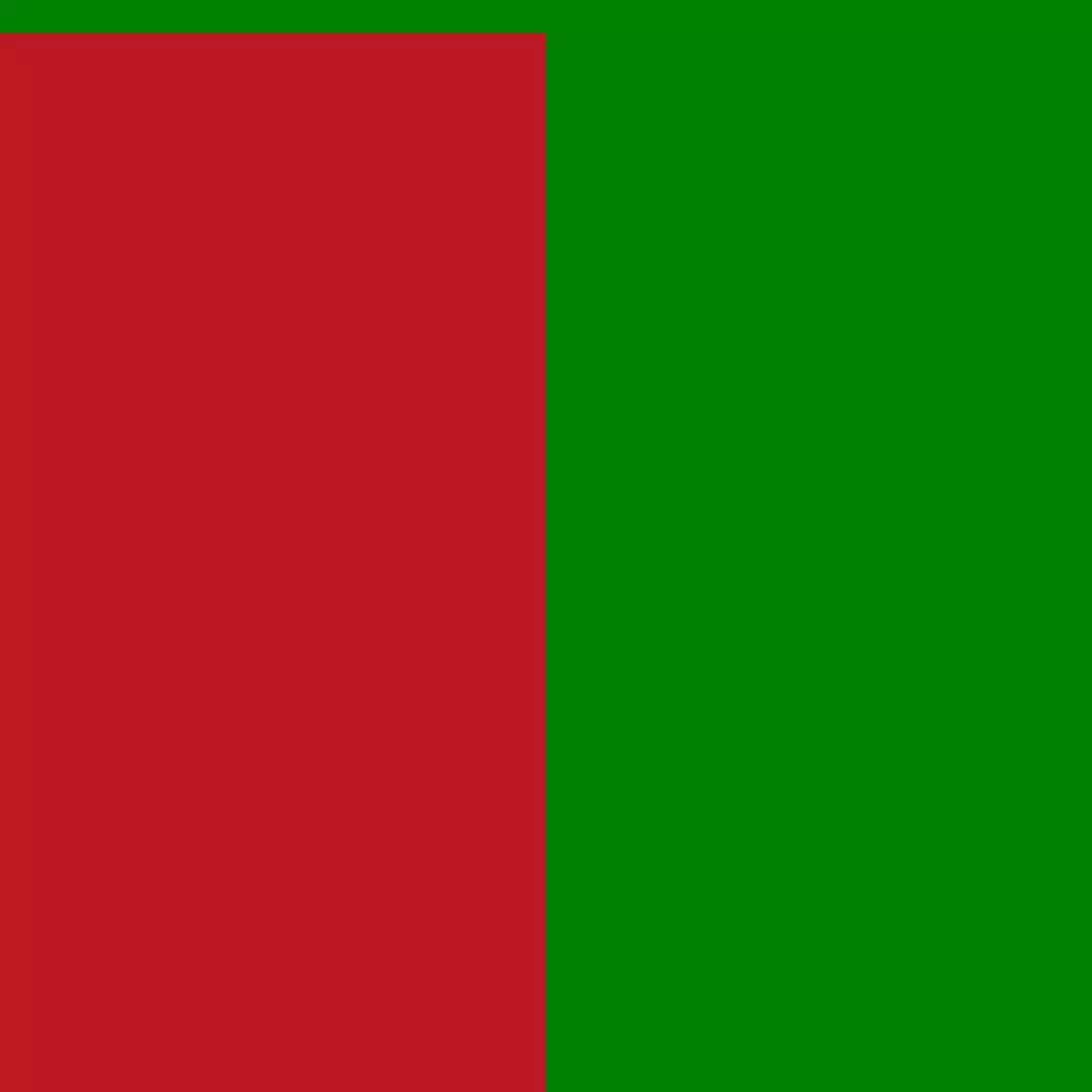 rouge/vert