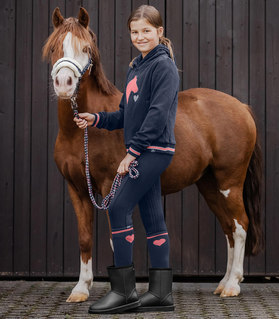 ELT Pantalon d’équitation thermique Essential Silikon, pour enfants