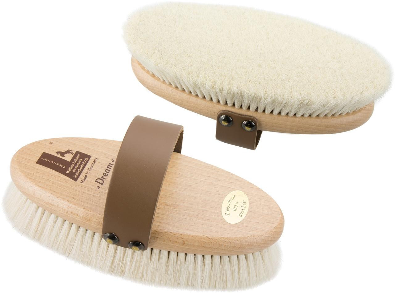 Leistner Brosse à panser en poils de chèvre 180x80 mm