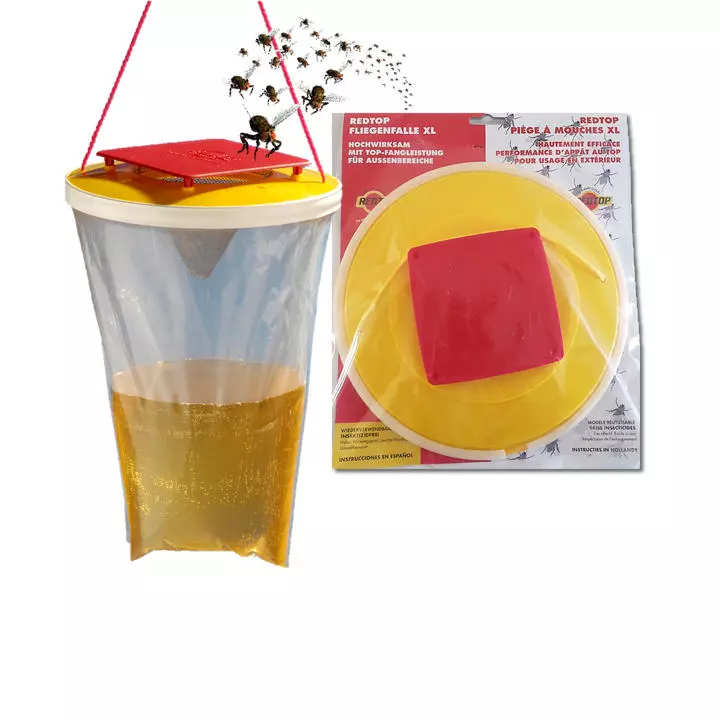 REDTOP Piège à mouches XL Standard, 8 litres REDTOP Piège à mouches XL Standard, 8 litres