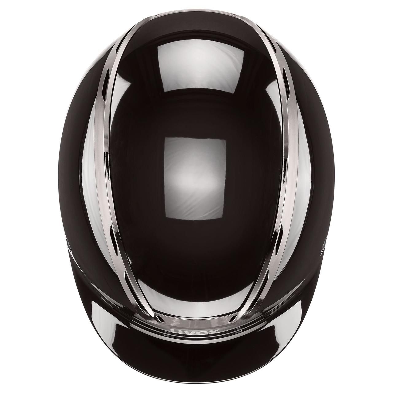 uvex Casque d'équitation exxeed shiny chrome